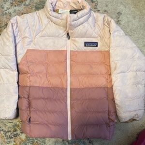Patagonia Kids' Gradient Pink Puffer Coat